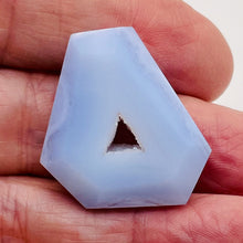 Load image into Gallery viewer, Druzy Blue Chalcedony Designer Pendant Bead | 58cts | 31x29x8mm | 1 Bead |