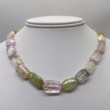 Load image into Gallery viewer, Kunzite 55G Flat Nugget Bead Strand | 16x9x5 to 15x10x4mm | Pink, Green, Clear |