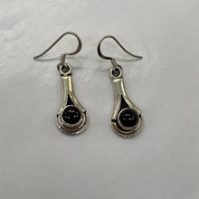 Load image into Gallery viewer, Fabulous Red Garnet Sterling Silver Drop/Dangle Earrings! | 1 1/2" Long |