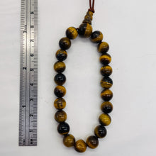 Load image into Gallery viewer, Tigers Eye 7" Strung Strand Round Beads | 8mm | Golden Brown | 21 Beads |