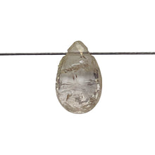 Load image into Gallery viewer, 1 Premium 6x5x3.5 to 8x4.5x3mm Topaz Faceted Briolette Bead 4077K