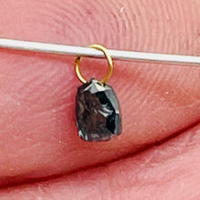 Load image into Gallery viewer, Diamond 14K .33ct Briolette Pendant| 4x3x2mm | Blue | 1 Pendant Bead