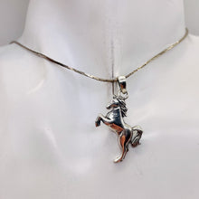 Load image into Gallery viewer, Pony 925 Sterling Silver Horse Traditional Charm Pendant | 1" Long |