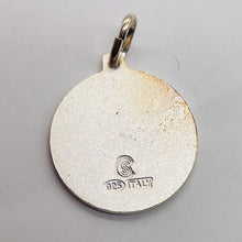 Load image into Gallery viewer, Star of David with Chai Sterling Silver Round Charm | 1" Long | Silver| 1 Charm|