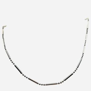 Italian Sterling Silver Waterfall Chain Necklace | 30" Long |