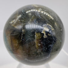Load image into Gallery viewer, Labradorite 186g Round Collector's Sphere | 1 9/10" |Green Gray Flash| 1 Sphere|