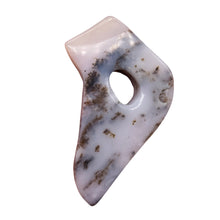 Load image into Gallery viewer, Peruvian Opal 27g Abstract Cut | 66x45x8mm | White. Gray, Pink | 1 Pendant Bead|