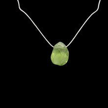 Load image into Gallery viewer, Peridot Faceted Briolette Bead | 2 cts | 8x6x5mm | Green | 1 bead |