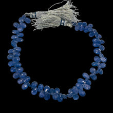 Load image into Gallery viewer, Tanzanite AAA Graduated Briolette Bead Strand | 8" Long | Lavender | 75 Strand |