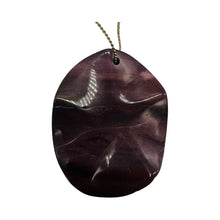 Load image into Gallery viewer, Mookaite Large Oval Pendant Bead | Maroon, Pink | 50x40x6mm |