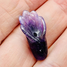 Load image into Gallery viewer, 1 Exquisitely Carved Natural Untreated Amethyst Lily Flower 109612