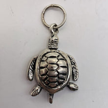 Load image into Gallery viewer, Turtle Sterling Silver Sea Dweller Pendant | 1 1/4" Long | Silver | 1 Pendant |