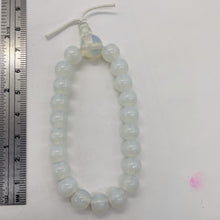 Load image into Gallery viewer, Opalite (Opalized Glass) 8mm Beads | 6 to 7 Inch | White Opalescent | 21 Beads |