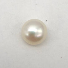 Load image into Gallery viewer, 1 Premium 8.5mm 1/2 Drilled White Pearl Bead 003915A