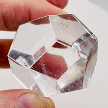 Load image into Gallery viewer, Rock Crystal 80g Dodecahedron | 36mm | Clear | 1 Figurine |