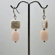 Load image into Gallery viewer, Spectacular Peruvian Pink Opal Sterling & Pearl Set 200039
