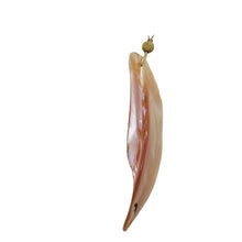 Load image into Gallery viewer, Designer Pink Mussel Shell 14K Gold Filled Pendant | 2 3/4" Long |