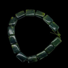 Load image into Gallery viewer, Glory Nephrite Jade Rectangle Bead Strand 109375