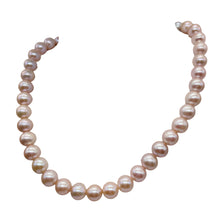 Load image into Gallery viewer, Bridal Perfect Round Pearl 16 Inch Strand | 10 - 9 12/mm | Pink | 45 Pearls |