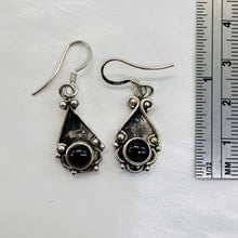 Load image into Gallery viewer, Stellar Red Garnet Sterling Silver Drop/Dangle Earrings | 1 1/4" Long |