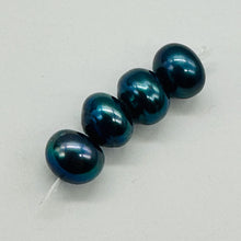 Load image into Gallery viewer, 4 Radiant Cobalt Periwinkle FW Pearl (12x8.5 to 8x6.5mm) Beads 2983