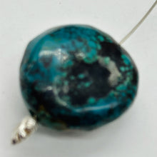 Load image into Gallery viewer, Turquoise Natural Focal 17g Nugget Bead | 29x28x15mm | Blue, Black | 1 Bead |