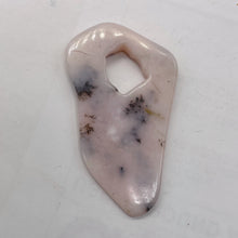 Load image into Gallery viewer, Peruvian Opal 13g Abstract Cut | 64x37x6mm | White. Gray, Pink | 1 Pendant Bead|