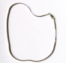 Load image into Gallery viewer, 24" Italian Solid Sterling Silver 9.5 Gram Square Snake Chain 103504/24