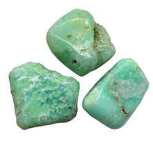 Load image into Gallery viewer, Chrysoprase Nugget Pendant Beadsl | 33x18mm, 30x15mm, 33x13mm | Green | 3 Beads|