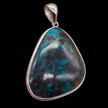 Load image into Gallery viewer, Chrysocolla Sterling Silver Oval Pendant | 2" Long | Blue, Green | 1 Pendant |