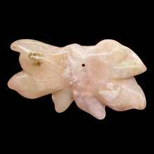 Load image into Gallery viewer, Pink Peruvian Opal Carved 27cts Flower Pendant Bead | 26x49x4mm | Pink White |