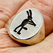 Load image into Gallery viewer, Sterling Silver Kokopelli Medicine Man Ring | Size 10 3/4 | Silver | 1 Ring |