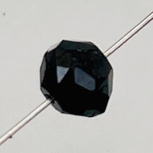 Load image into Gallery viewer, 1 Fancy Color 0.61cts Natural Black Diamond Roundel Bead 9892D