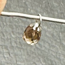 Load image into Gallery viewer, 0.53cts Champagne Diamond Brio & 18K White Pendant 9817F
