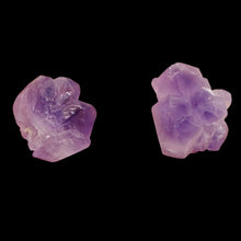 Load image into Gallery viewer, Amethyst Natural Crystals Bead Parcel| 21x19x14 and 21x19x13mm| Purple| 2 Beads|