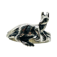 Load image into Gallery viewer, Sterling Silver Kangaroo Ring | Size 5 | Silver | 1 Ring |