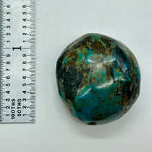 Load image into Gallery viewer, Turquoise Natural Focal 17g Nugget Bead | 29x28x15mm | Blue, Black | 1 Bead |