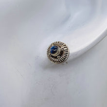 Load image into Gallery viewer, Labradorite in Sterling Silver Post Earrings | Blue Flash | 1 Pair |