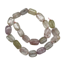 Load image into Gallery viewer, Kunzite 61G Flat Nugget Bead Strand | 20x13x5to 17x12x6mm | Pink, Green, Clear |