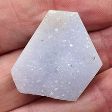 Load image into Gallery viewer, Chalcedony Druzy 68ct Designer Cut Pendant Bead| 32x24x11mm|Blue |1 Pendant Bead