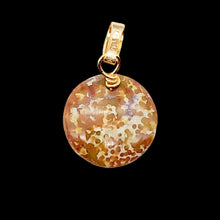 Load image into Gallery viewer, Rainbow Flower Jasper 14K Gold Filled Pendant | 12x6mm | 3/4" Long |
