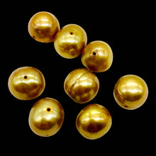 Load image into Gallery viewer, Golden Horizons Large Fresh Water Pearls } 10 to 11mm | 8 Pearls |