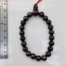 Load image into Gallery viewer, Carnelian 7" Strung Strand Round Beads | 8mm | Dark Orange | 21 Beads |
