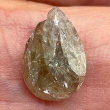 Load image into Gallery viewer, Sapphire 4.1ct Color Change Gemstone Briolette | 12x=x5mm | Green Clear | 1 Bead