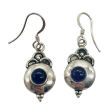 Load image into Gallery viewer, Amethyst Sterling Silver Drop/Dangle Earrings | 1 1/4" Long | Purple | 1 Pair |