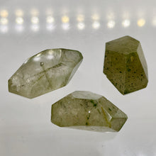 Load image into Gallery viewer, Rutilated Quartz Incredible Centerpiece Beads | 32x13mm to 27x18mm | 3 Beads |