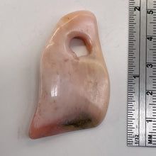 Load image into Gallery viewer, Designer Pink Peruvian Opal Pendant Bead | 40cts | 40x25x5mm |