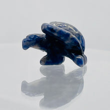 Load image into Gallery viewer, 2 Soaring Carved Sodalite Eagle Beads | 18x18x7mm | Blue white