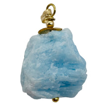Load image into Gallery viewer, Hemimorphite 14K Gold Filled Natural Pendant | 1" Long | Blue | 1 Pendant |