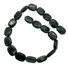 Load image into Gallery viewer, Magical Ruby Zoisite 19x15mm Rectangle Bead Strand 109165